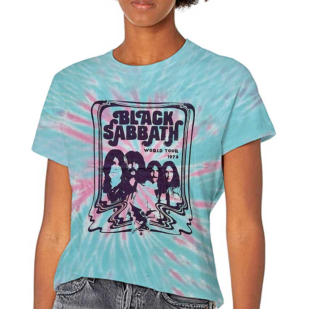 Black Sabbath Unisex T-Shirt: World Tour '78 (Wash Collection) T-Shirt