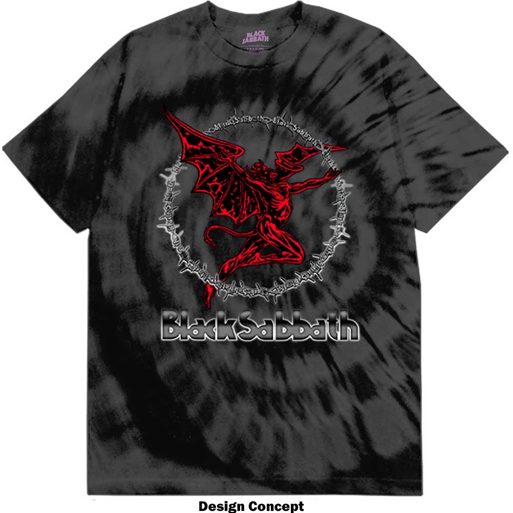 Black Sabbath Unisex T-Shirt: Red Henry (Wash Collection) T-Shirt