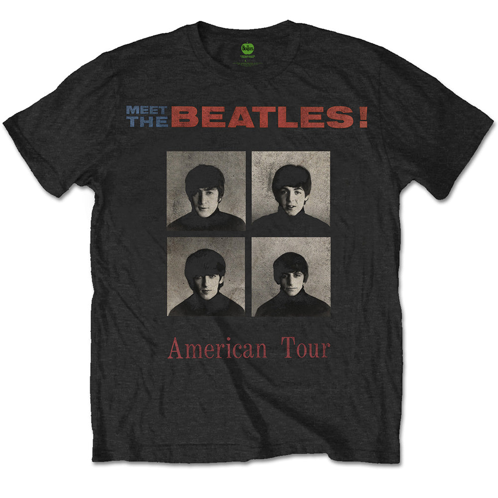 The Beatles Unisex T-Shirt: American Tour 1964 (Back Print) T-Shirt