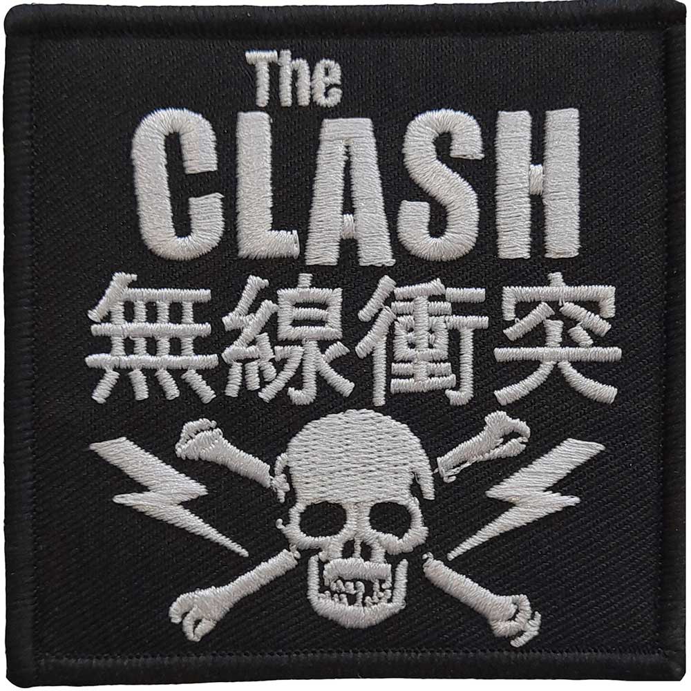The Clash Standard Patch: Skull & Crossbones Standaard patch