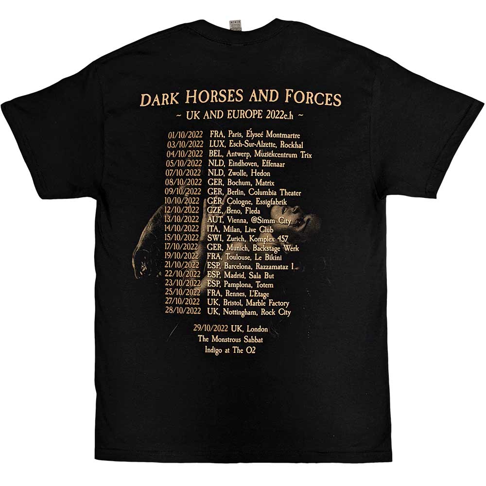 Cradle Of Filth Unisex T-Shirt: Dark Horses (Back Print) T-Shirt