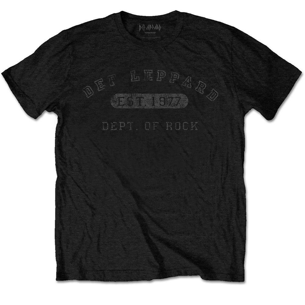 Def Leppard Unisex T-Shirt: Collegiate Logo T-Shirt