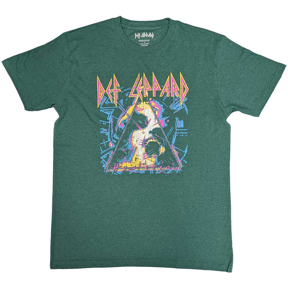 Def Leppard Unisex T-Shirt: Hysteria Album Art T-Shirt