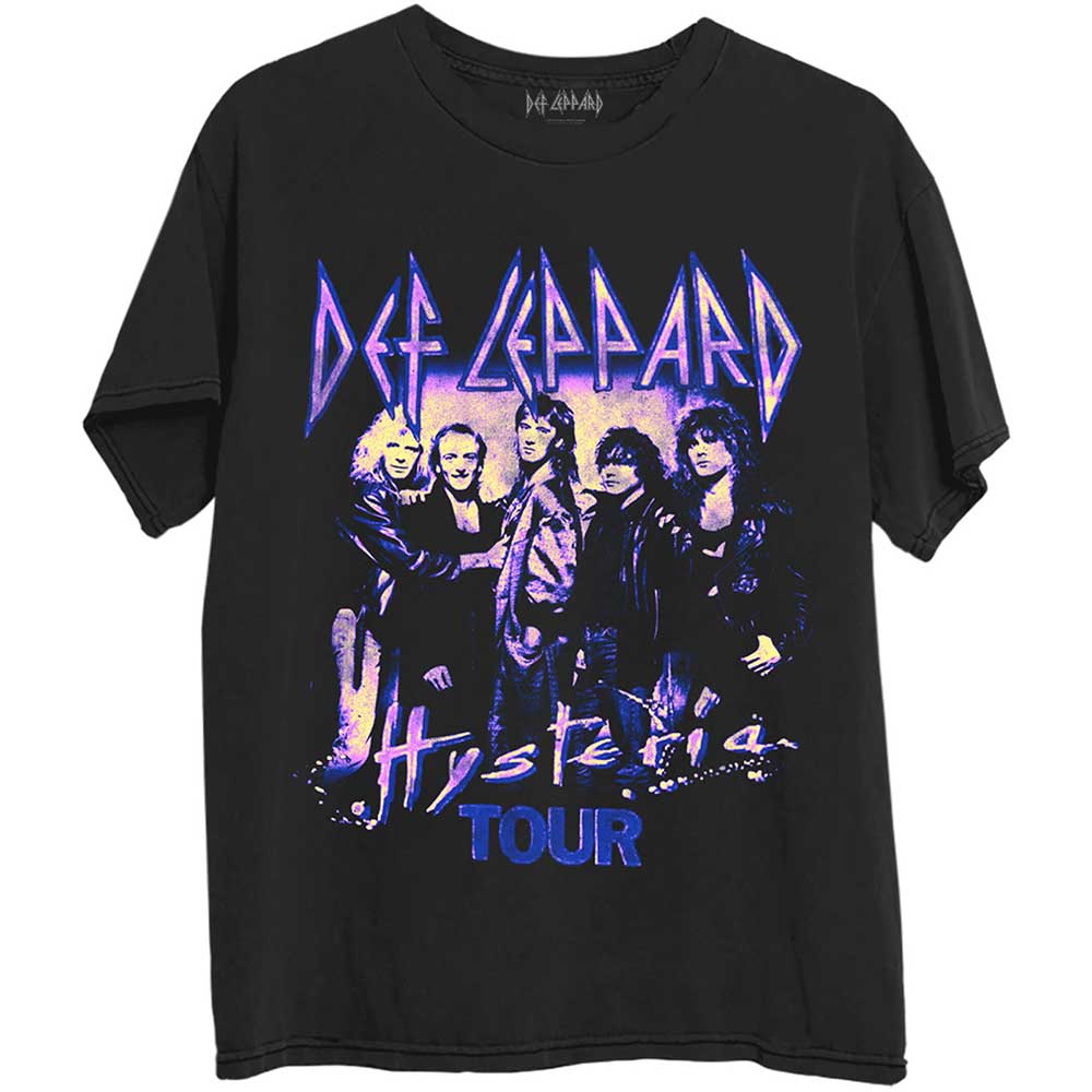Def Leppard Unisex T-Shirt: Hysteria Tour T-Shirt