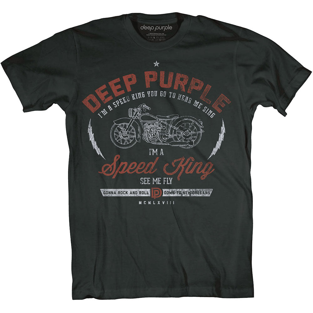 Deep Purple Unisex T-Shirt: Speed King T-Shirt