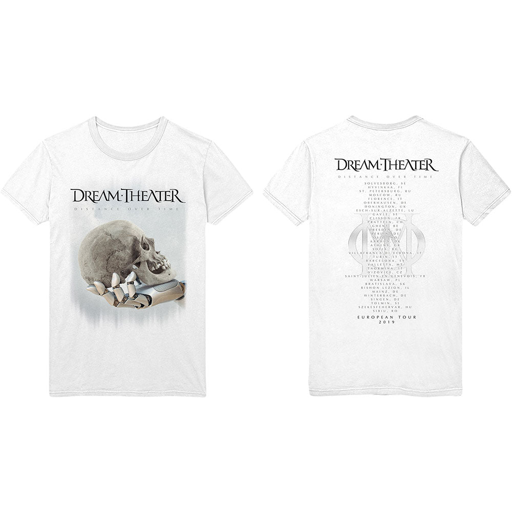Dream Theatre Unisex T-Shirt: Skull Fade Out (Back Print) T-Shirt