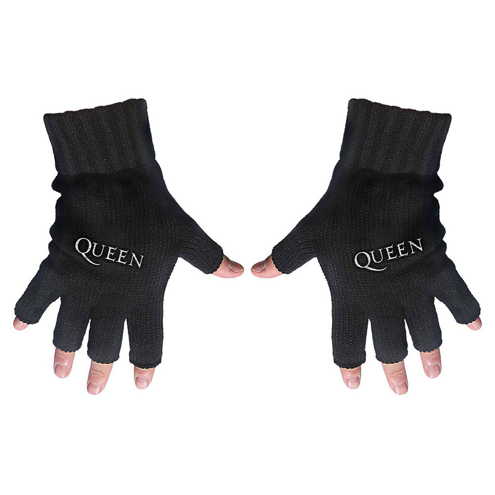 Queen Unisex Fingerless Gloves: Logo Vingerloze handschoenen