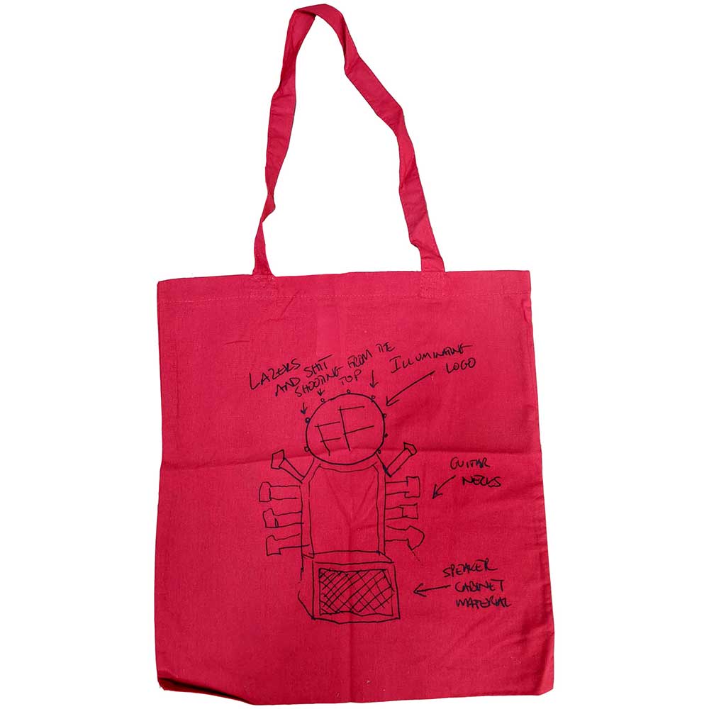 Foo Fighters Tote Bag: Hand-Drawn (Ex-Tour) Tote Bag
