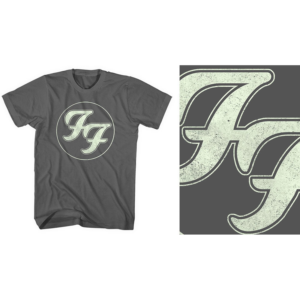 Foo Fighters Unisex T-Shirt: Gold FF Logo T-Shirt