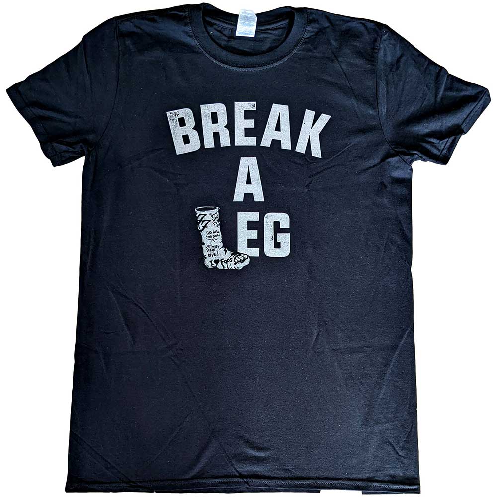 Foo Fighters Unisex T-Shirt: Break A Leg Milton Keynes (Back Print) (Ex-Tour) T-Shirt