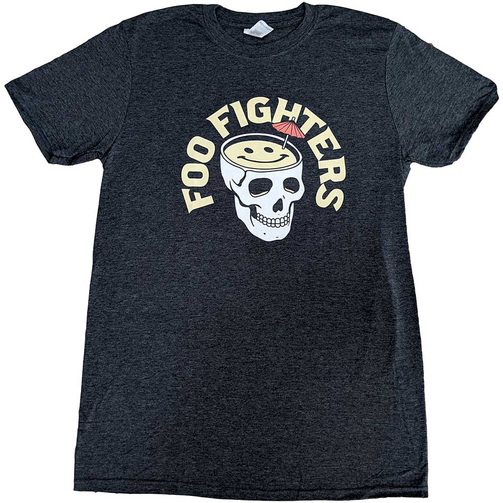Foo Fighters Unisex T-Shirt: Skull Cocktail (Ex-Tour) T-Shirt