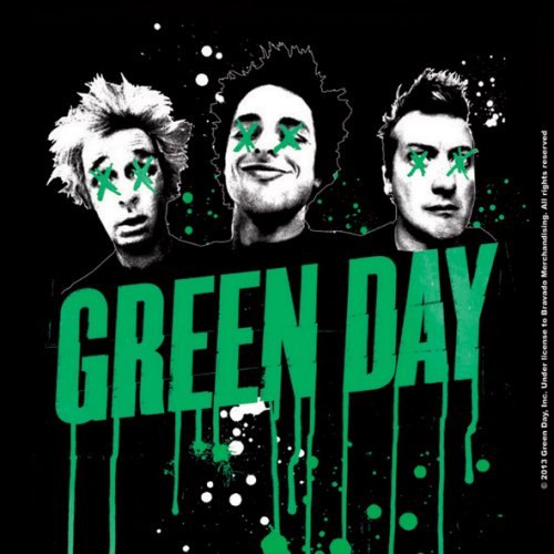 Green Day Single Cork Coaster: Drips Onderzetter