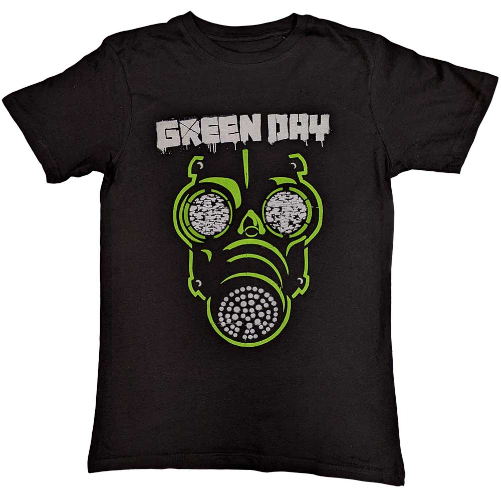 Green Day Unisex T-Shirt: Green Mask T-Shirt