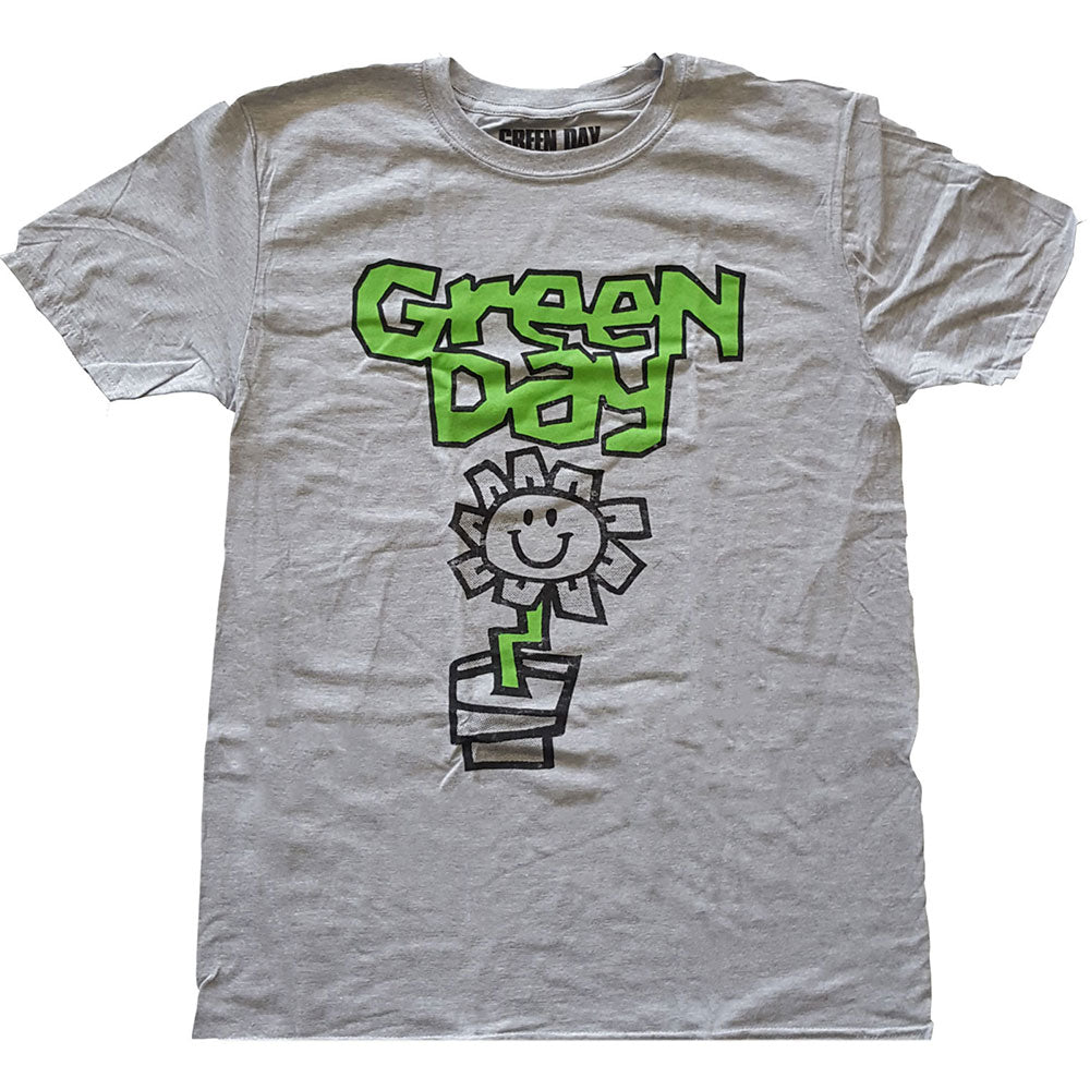 Green Day Unisex T-Shirt: Flower Pot T-Shirt