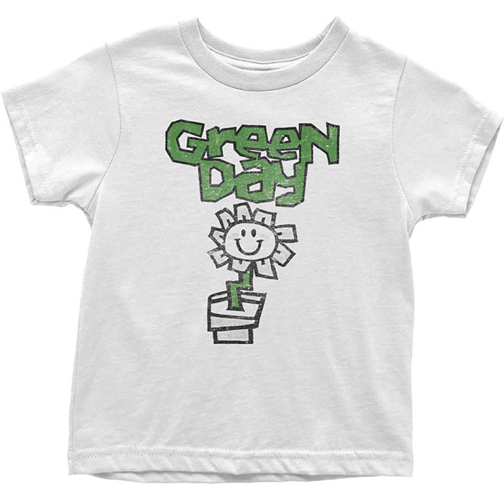 Green Day Kids Toddler T-Shirt: Flower Pot Toddler T-Shirt