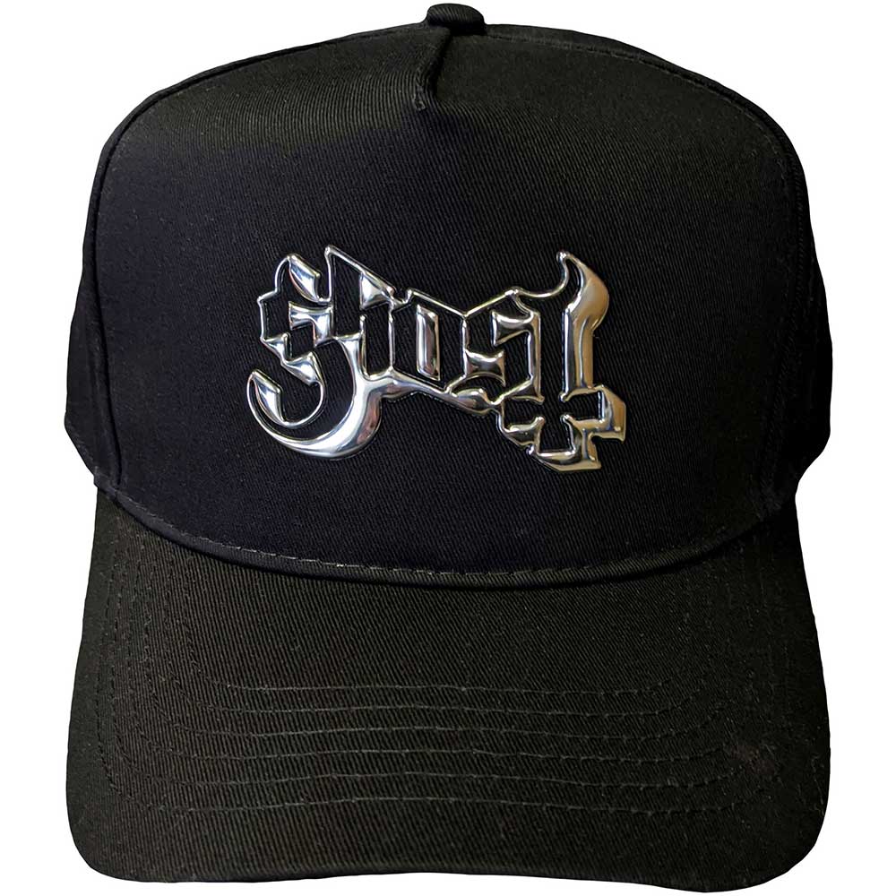 Ghost Unisex Baseball Cap: Logo (Sonic Silver) Baseballpet