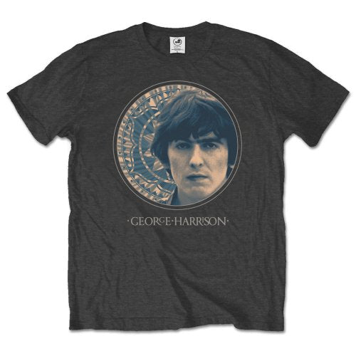 George Harrison Unisex T-Shirt: Circular Portrait T-Shirt