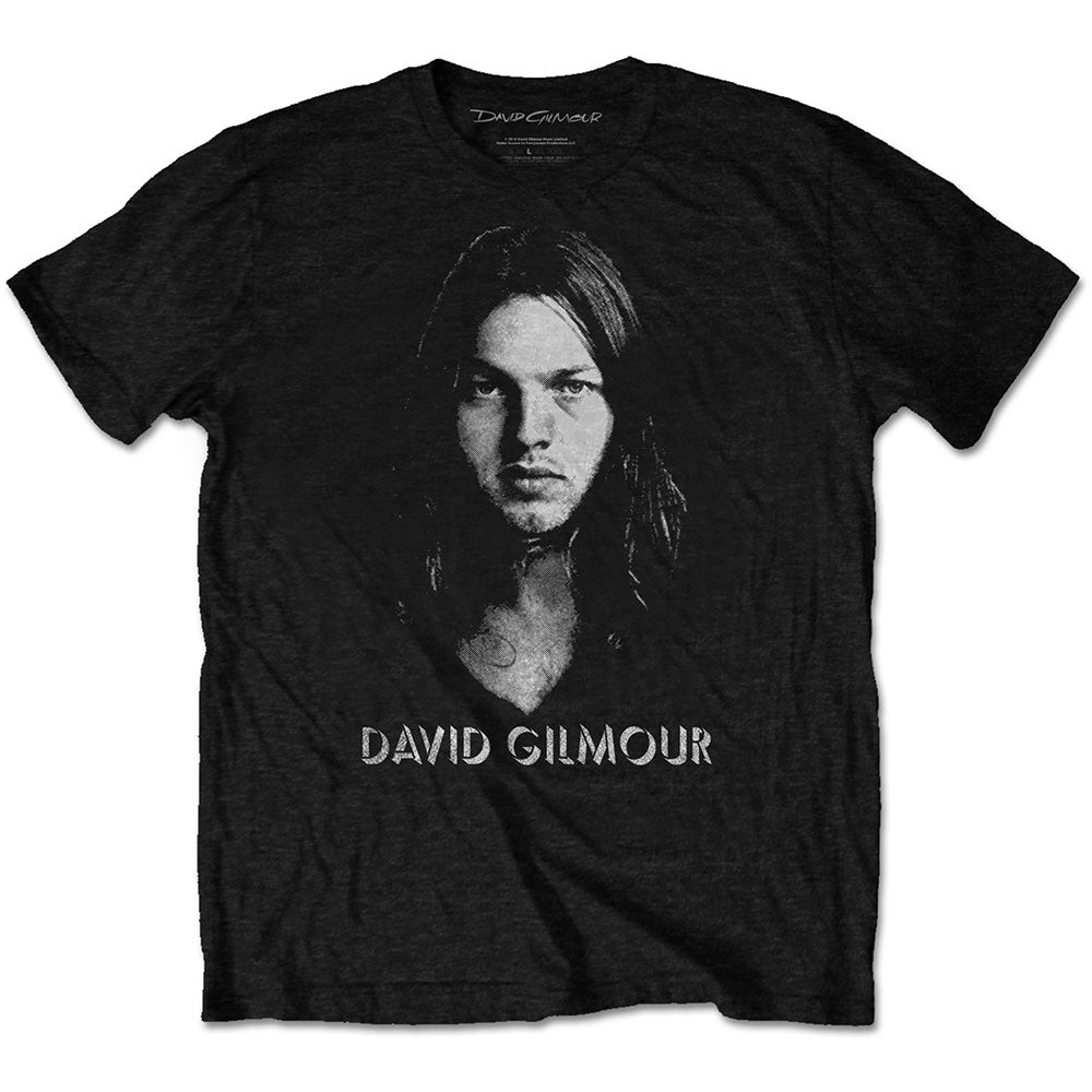 David Gilmour Unisex T-Shirt: Half-tone Face T-Shirt