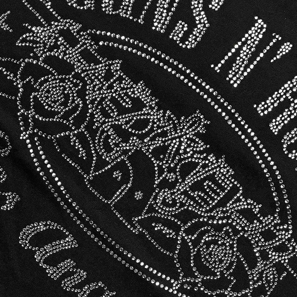 Guns N' Roses Unisex Embellished T-Shirt: LA Logo (Diamante) Embellished T-Shirt