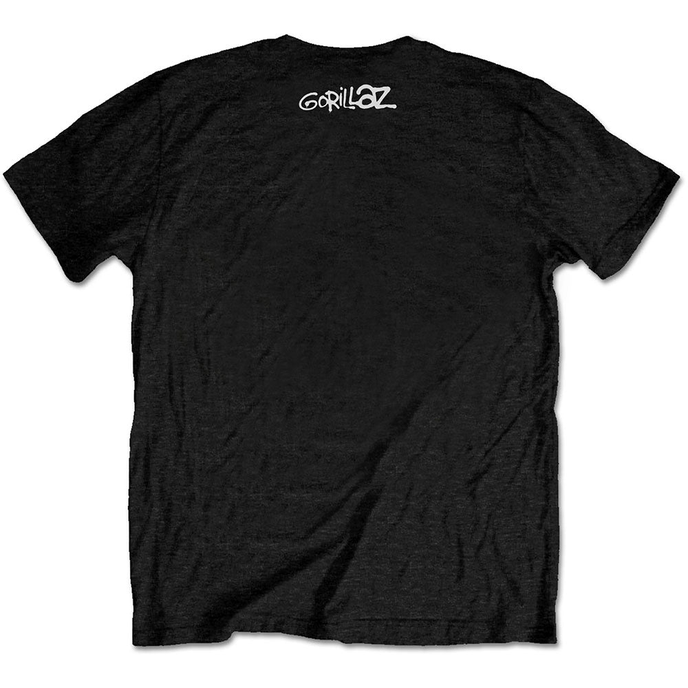 Gorillaz Unisex T-Shirt: Now Now Logo (Back Print) T-Shirt