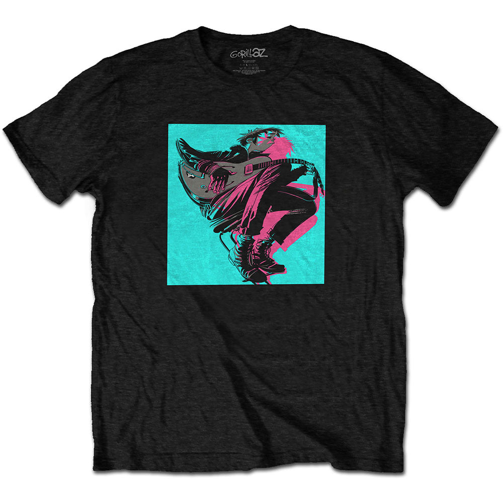 Gorillaz Unisex T-Shirt: Now Now Logo (Back Print) T-Shirt