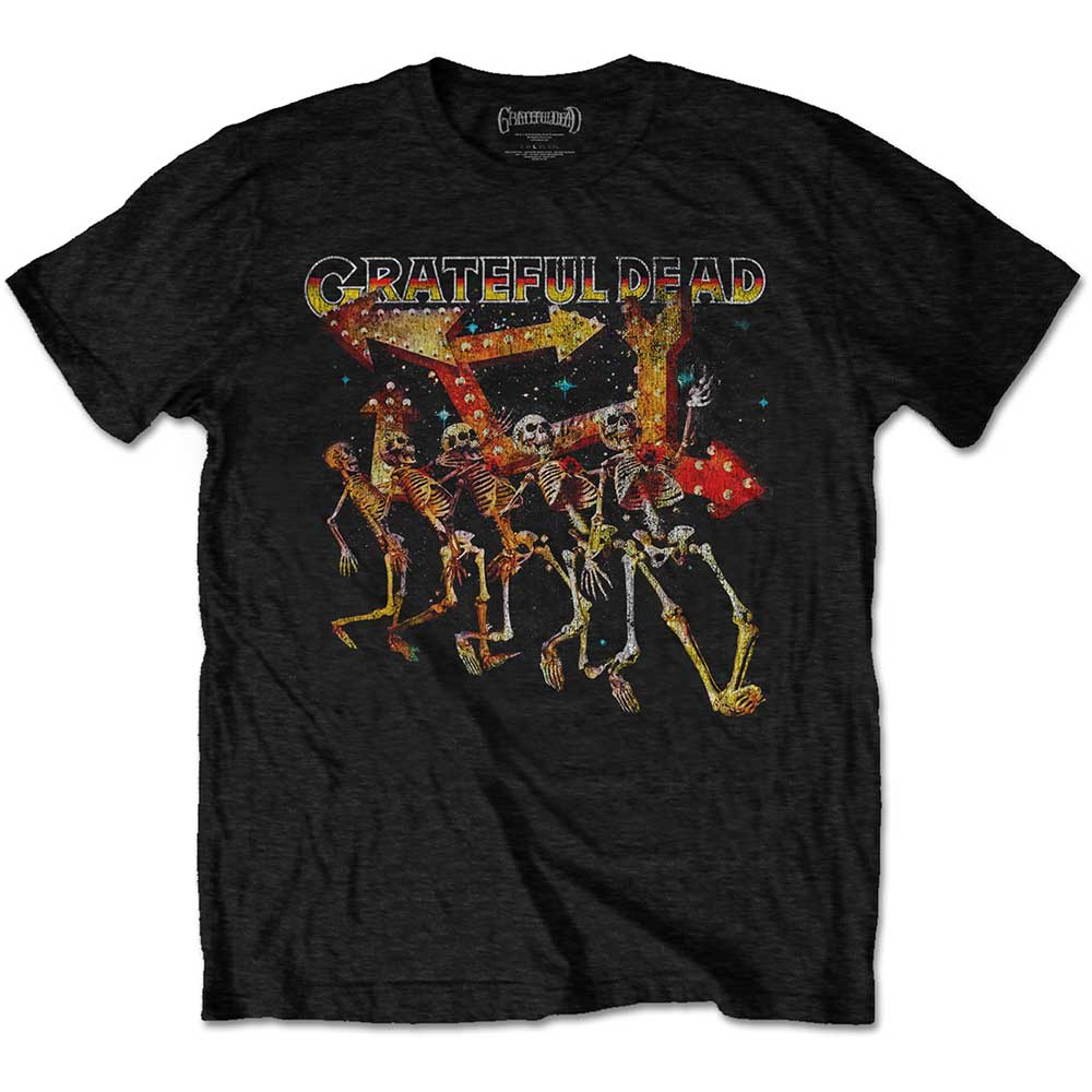 Grateful Dead Unisex T-Shirt: Truckin' Skellies Vintage T-Shirt