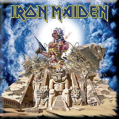 Iron Maiden Fridge Magnet: Somewhere Back in Time Koelkastmagneet