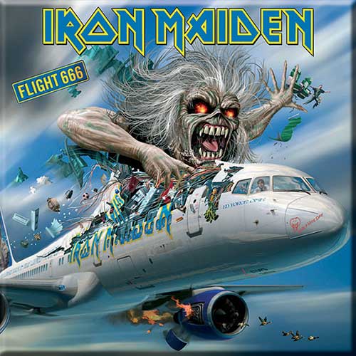 Iron Maiden Fridge Magnet: Flight 666 Koelkastmagneet