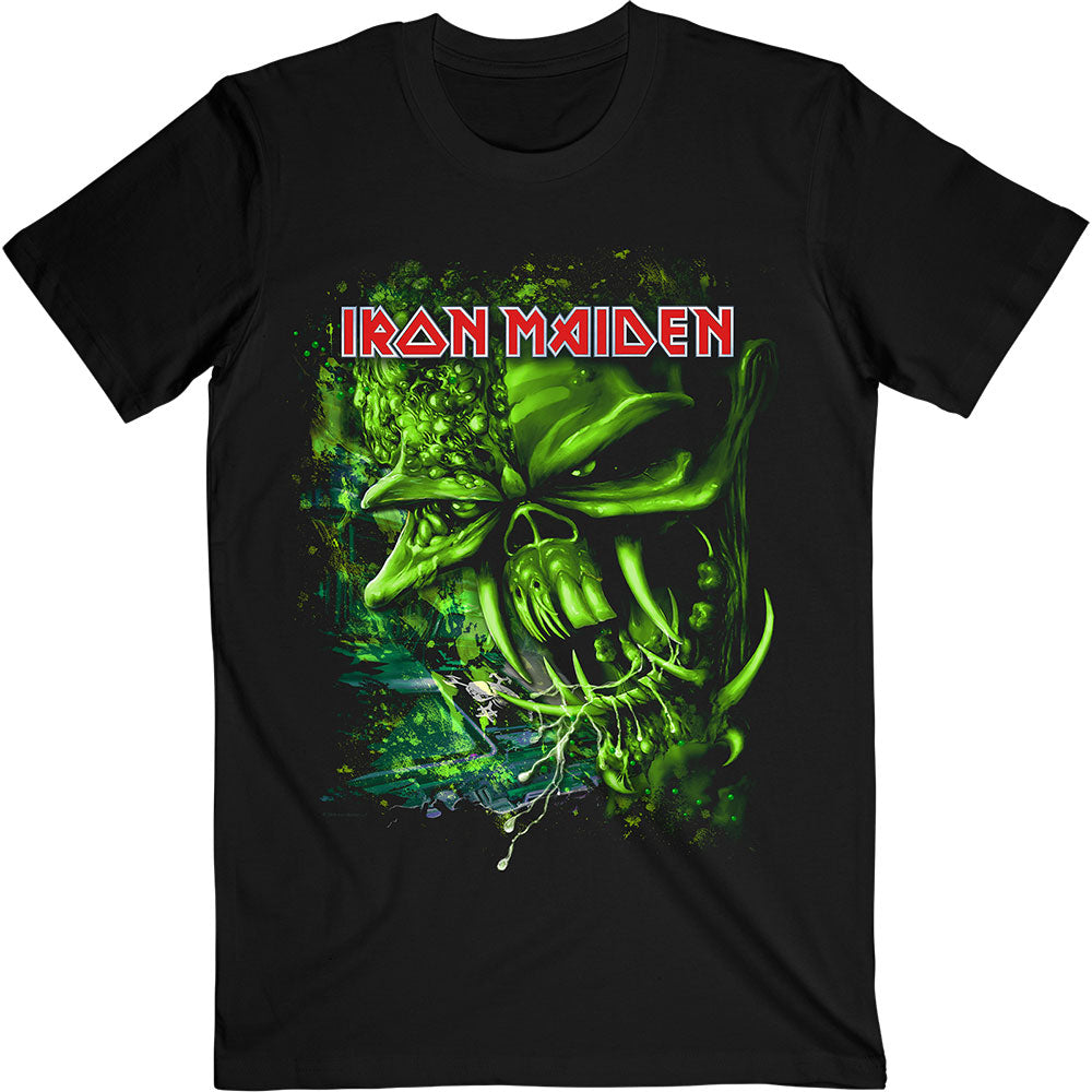 Iron Maiden Unisex T-Shirt: Final Frontier Green T-Shirt