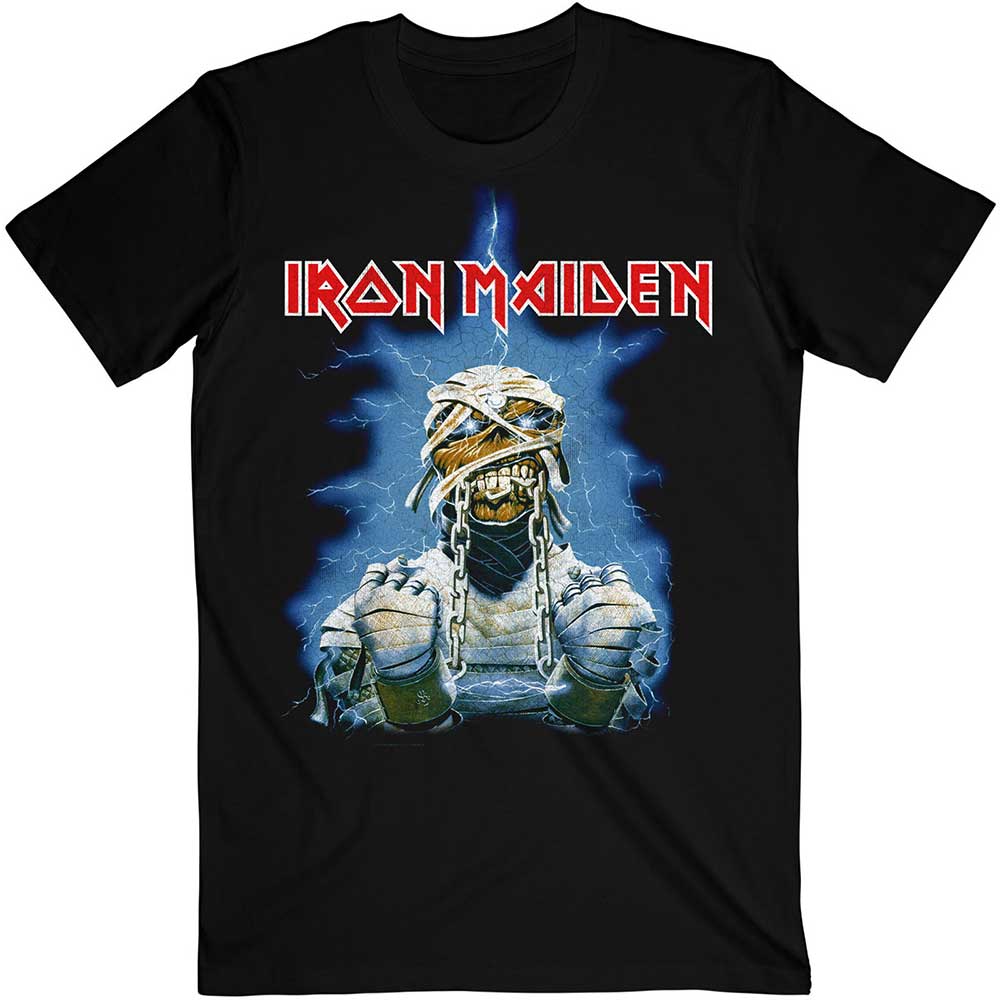 Iron Maiden Unisex T-Shirt: World Slavery Tour '84 - '85 (Back Print) T-Shirt