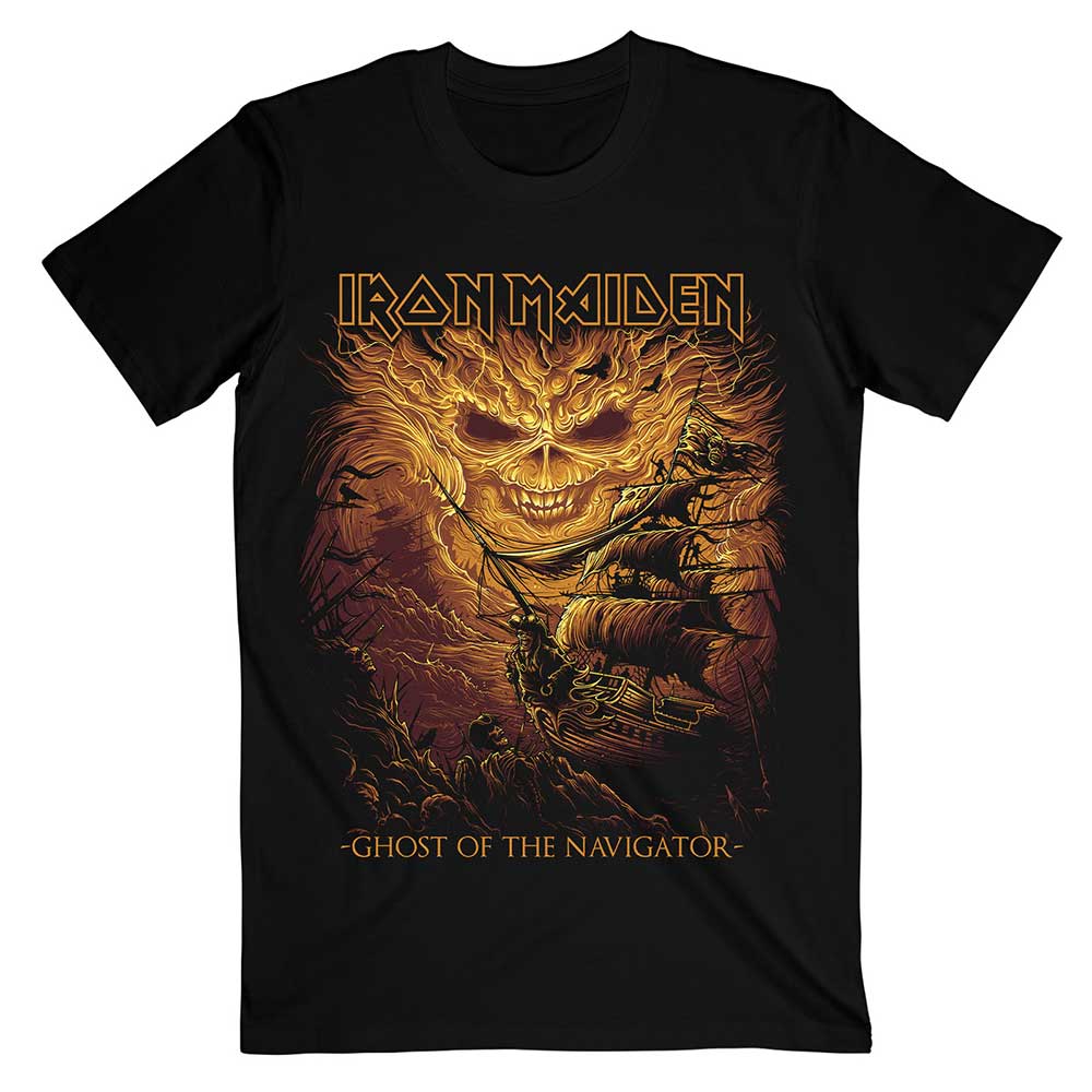 Iron Maiden Unisex T-Shirt: Ghost of the Navigator T-Shirt
