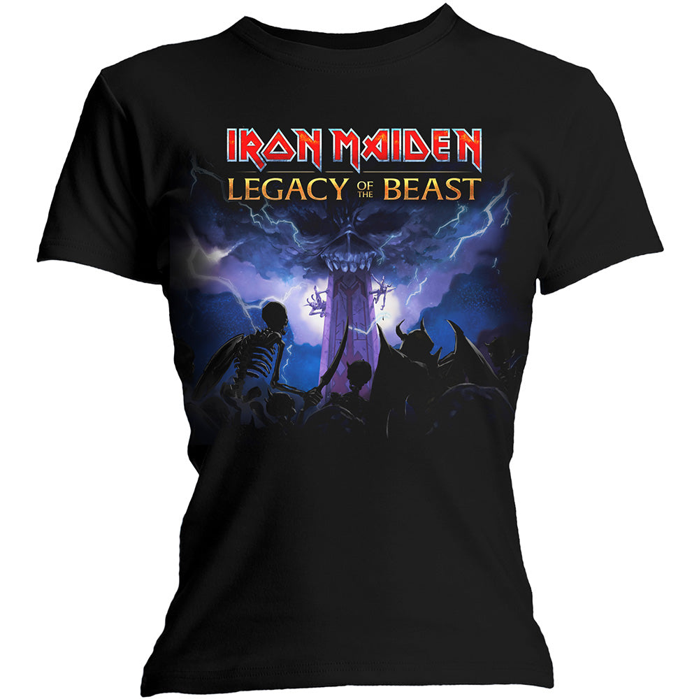 Iron Maiden Ladies T-Shirt: Legacy Army (Skinny Fit) T-Shirt