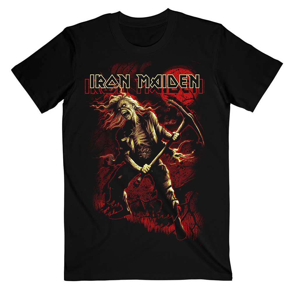 Iron Maiden Unisex T-Shirt: Benjamin Breeg Red Graphic T-Shirt
