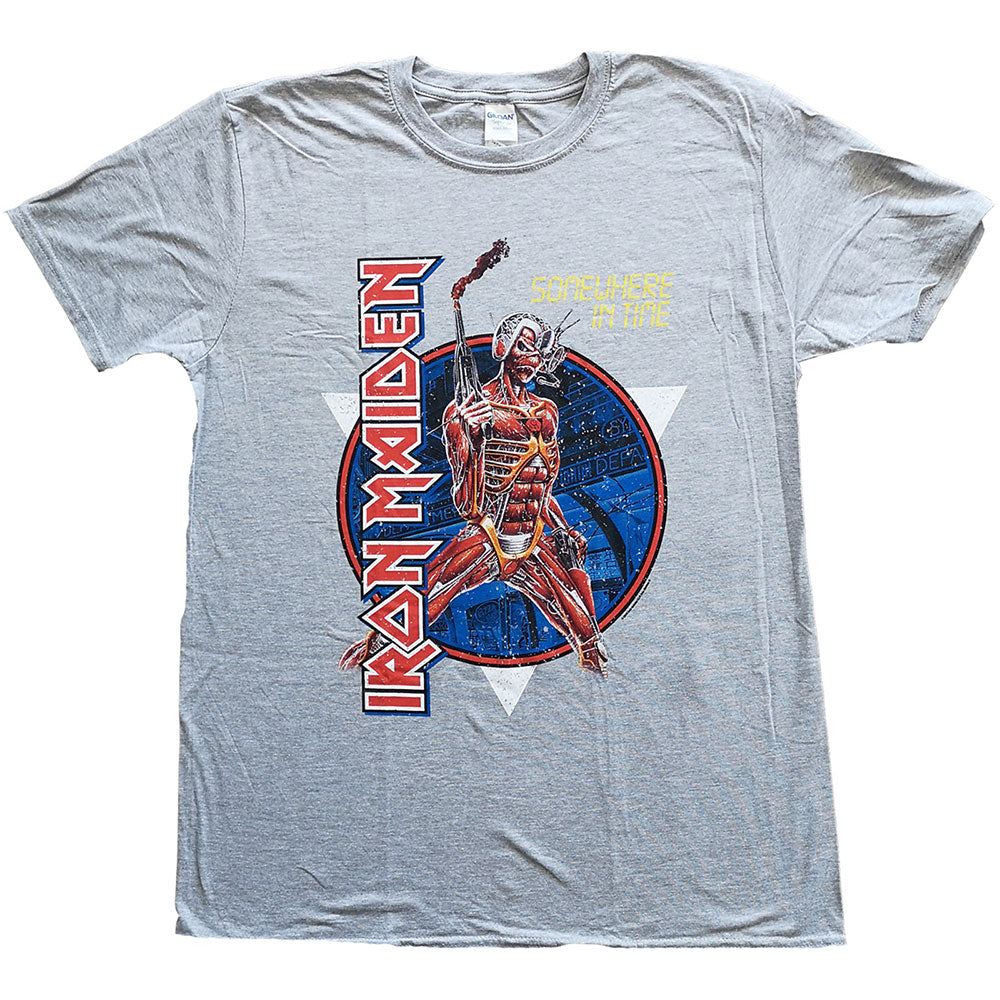 Iron Maiden Unisex T-Shirt: Somewhere in Time T-Shirt
