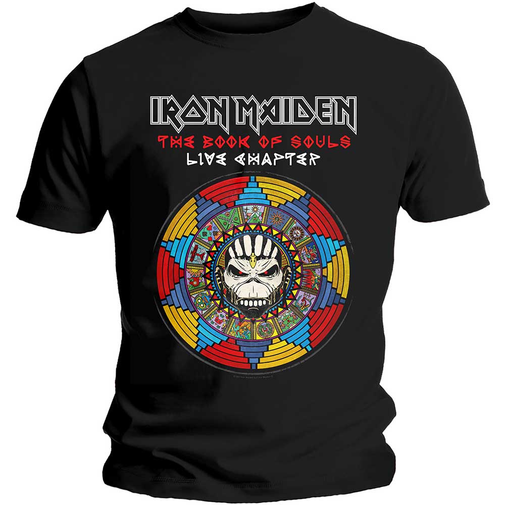Iron Maiden Unisex T-Shirt: Book of Souls Live Chapter T-Shirt
