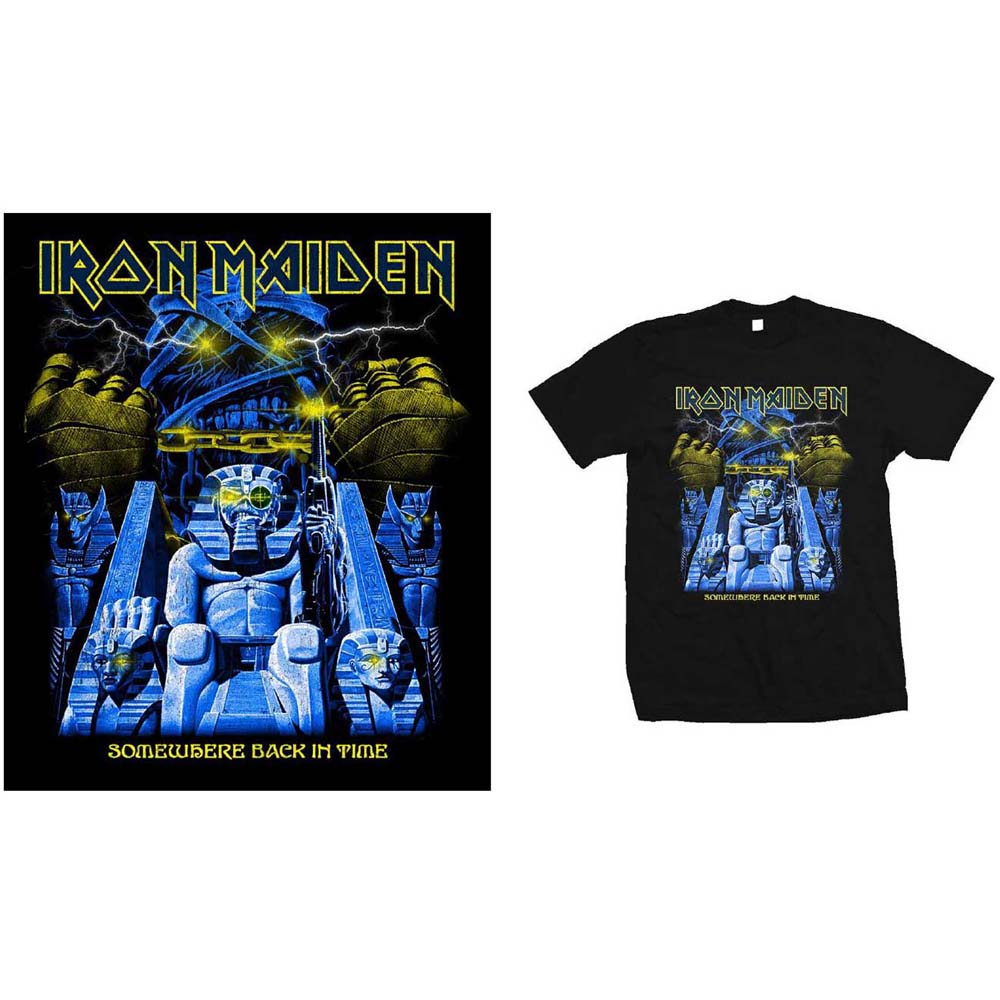 Iron Maiden Unisex T-Shirt: Back in Time Mummy T-Shirt
