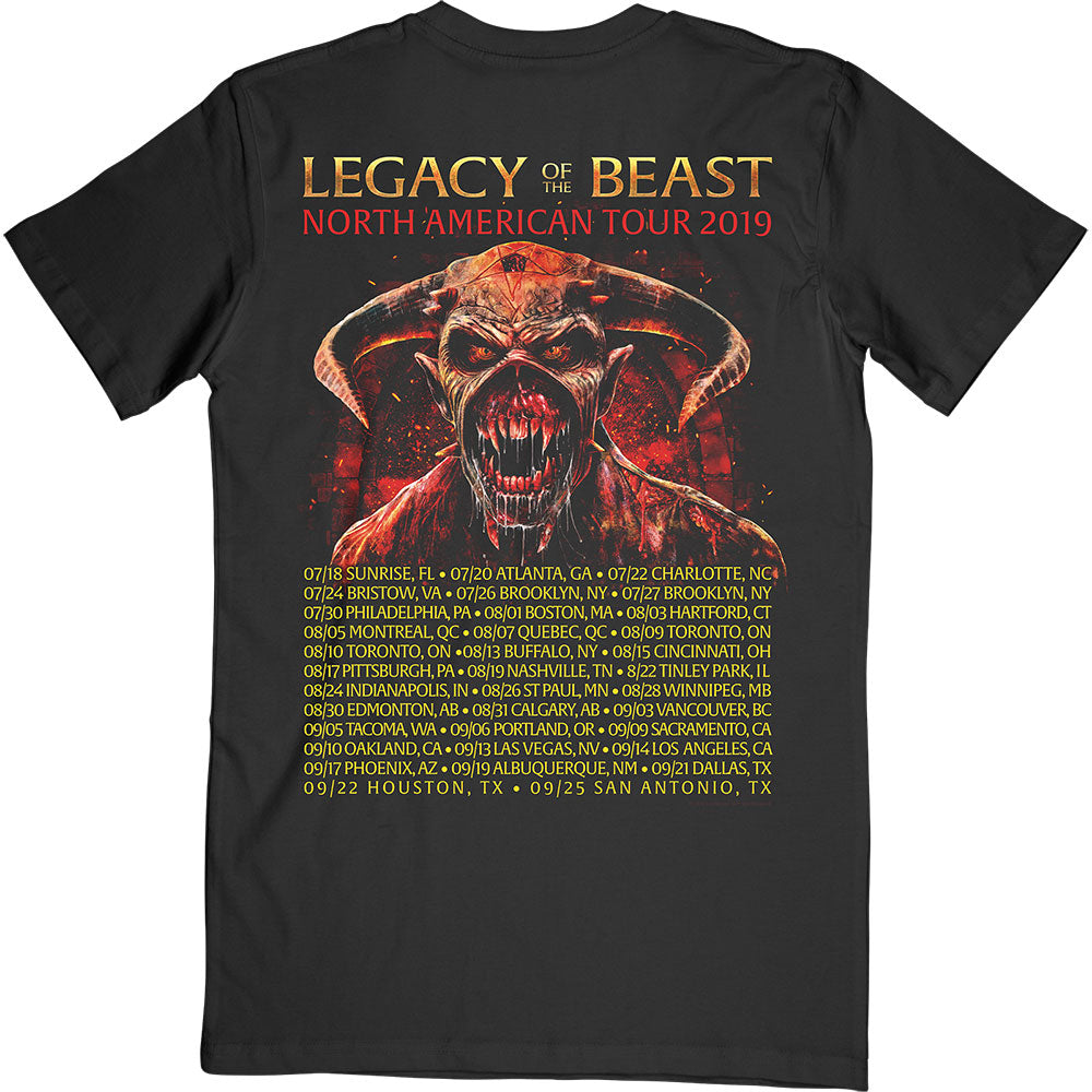 Iron Maiden Unisex T-Shirt: The Flight of Icarus (Back Print) T-Shirt