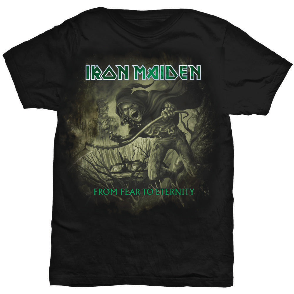 Iron Maiden Unisex T-Shirt: From Fear To Eternity Distressed T-Shirt