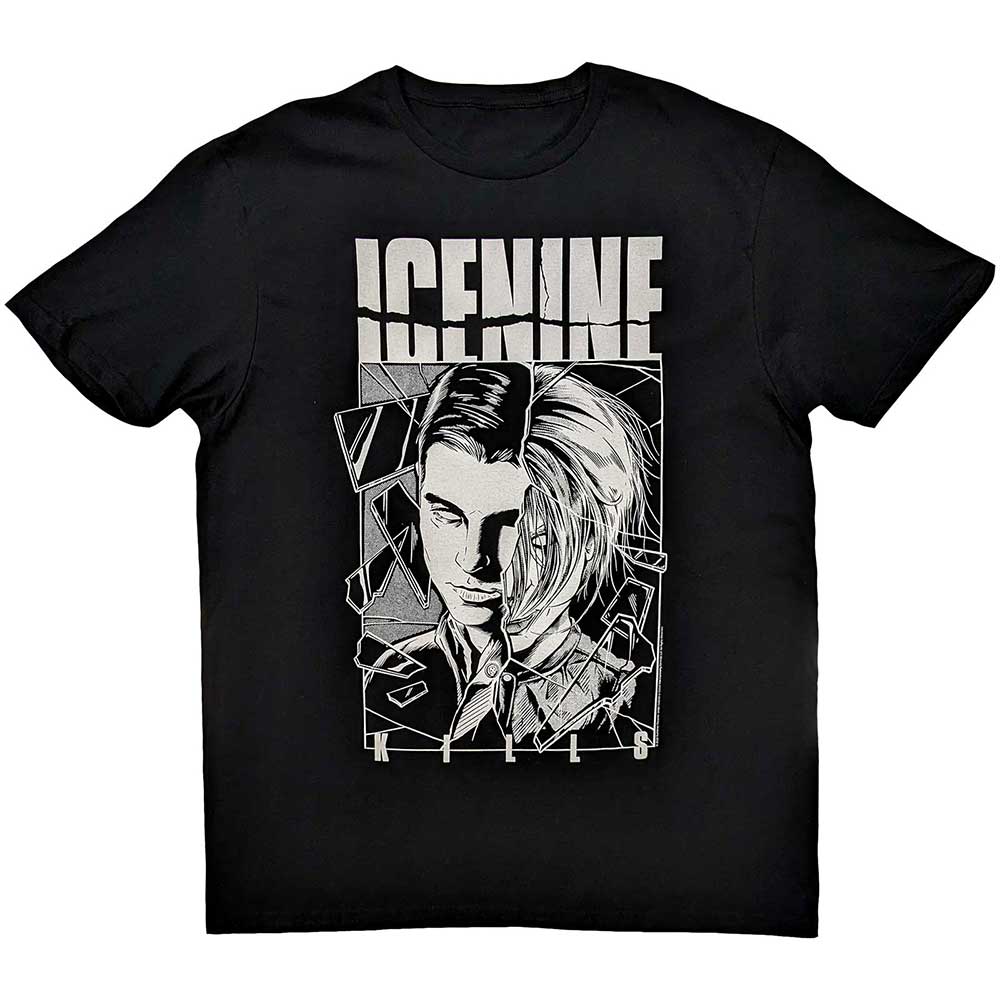 Ice Nine Kills Unisex T-Shirt: Shower Scene Split Face T-Shirt