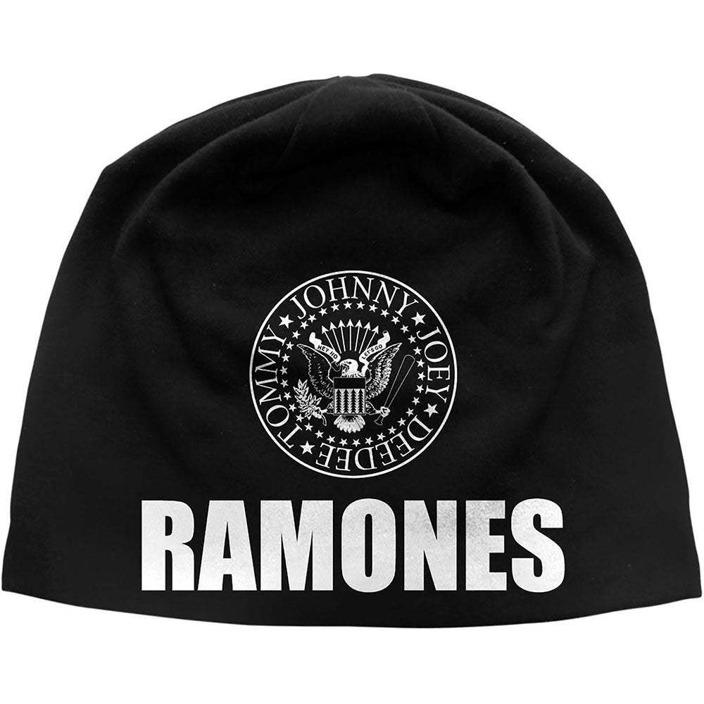 Ramones Unisex Beanie Hat: Classic Seal Muts