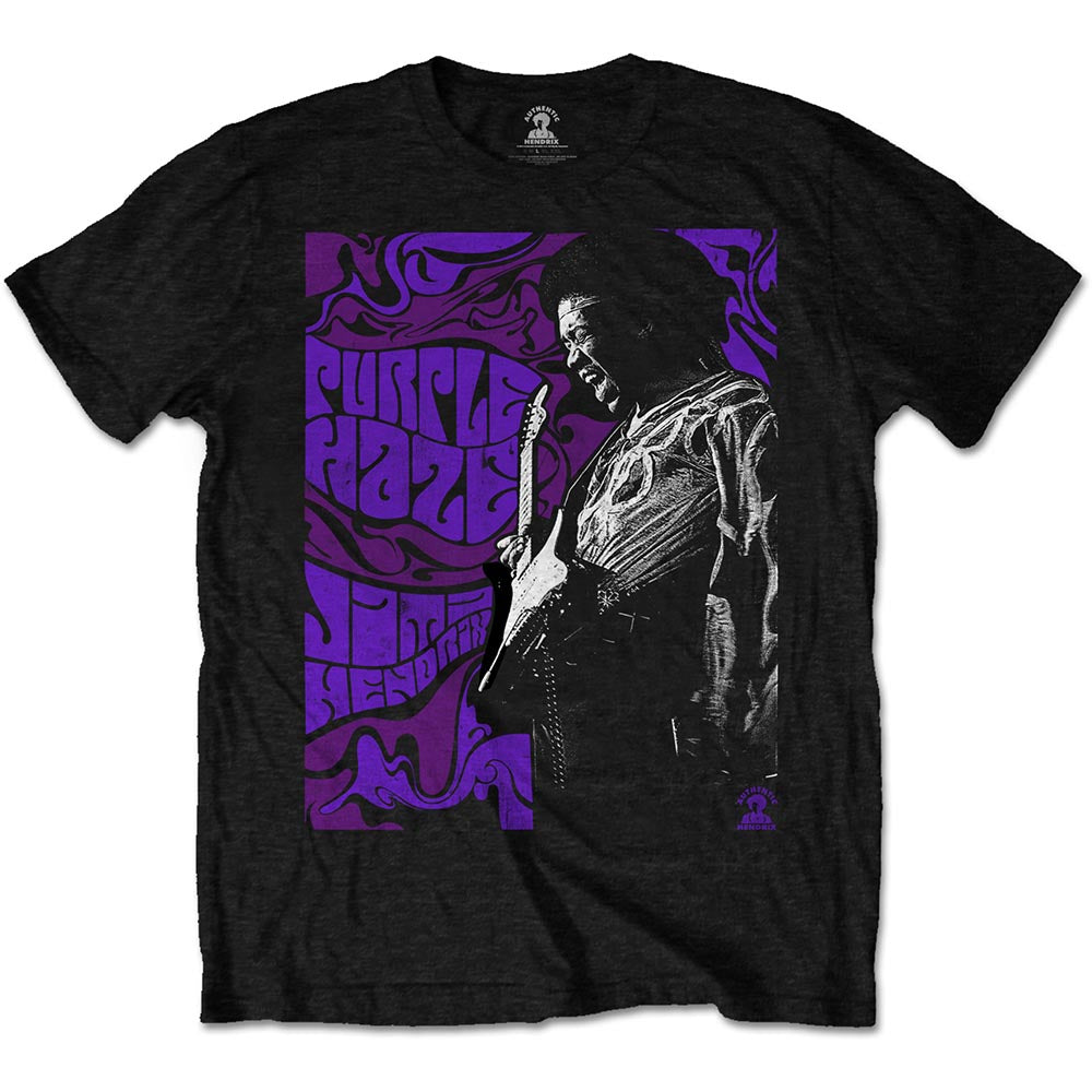 Jimi Hendrix Unisex T-Shirt: Purple Haze T-Shirt