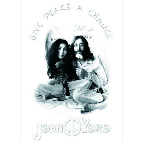John Lennon Postcard: Give Peace a Chance Postkaart