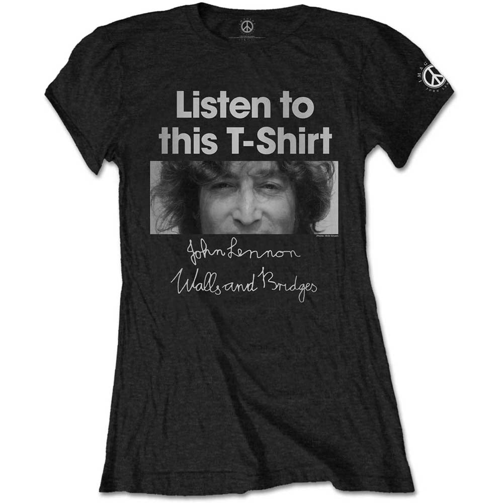John Lennon Ladies T-Shirt: Listen Lady T-Shirt