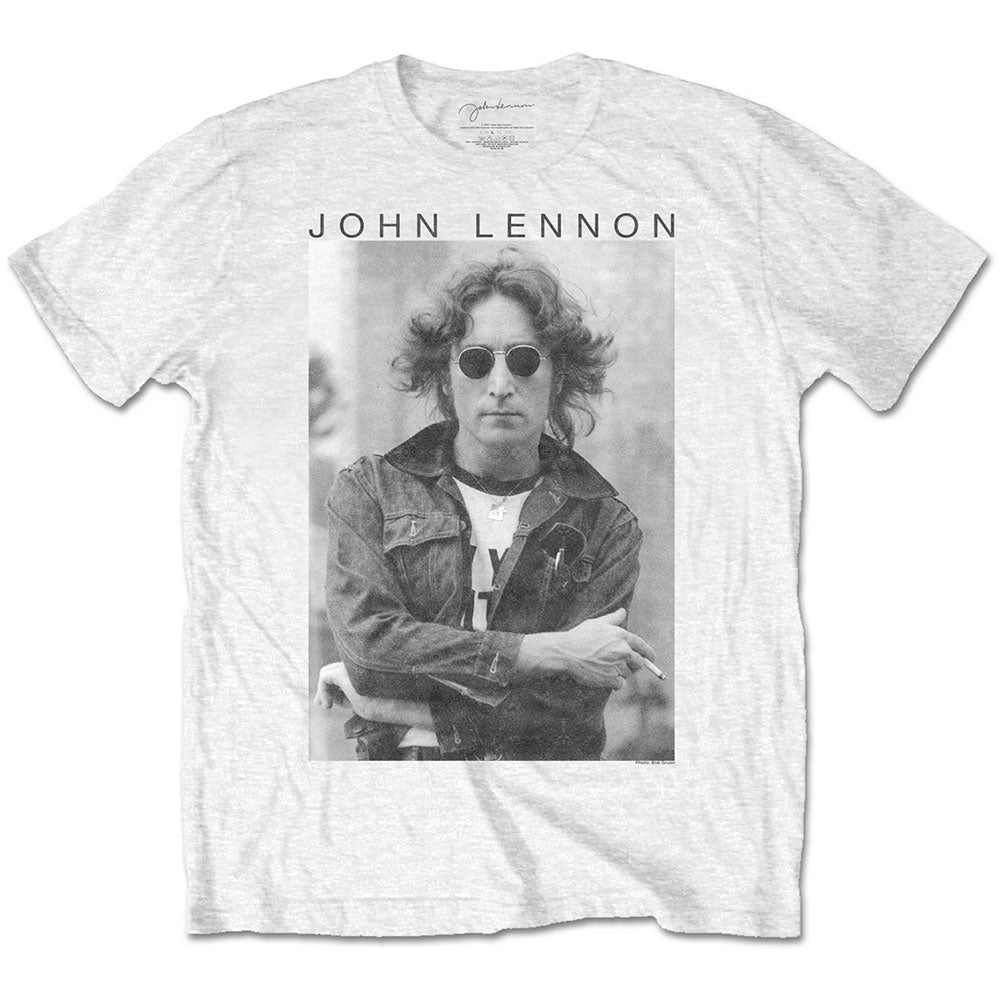 John Lennon Unisex T-Shirt: Windswept T-Shirt