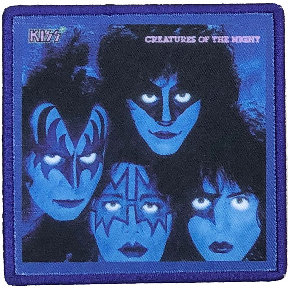 KISS Standard Patch: Creatures Of The Night (Album Cover) Standaard patch