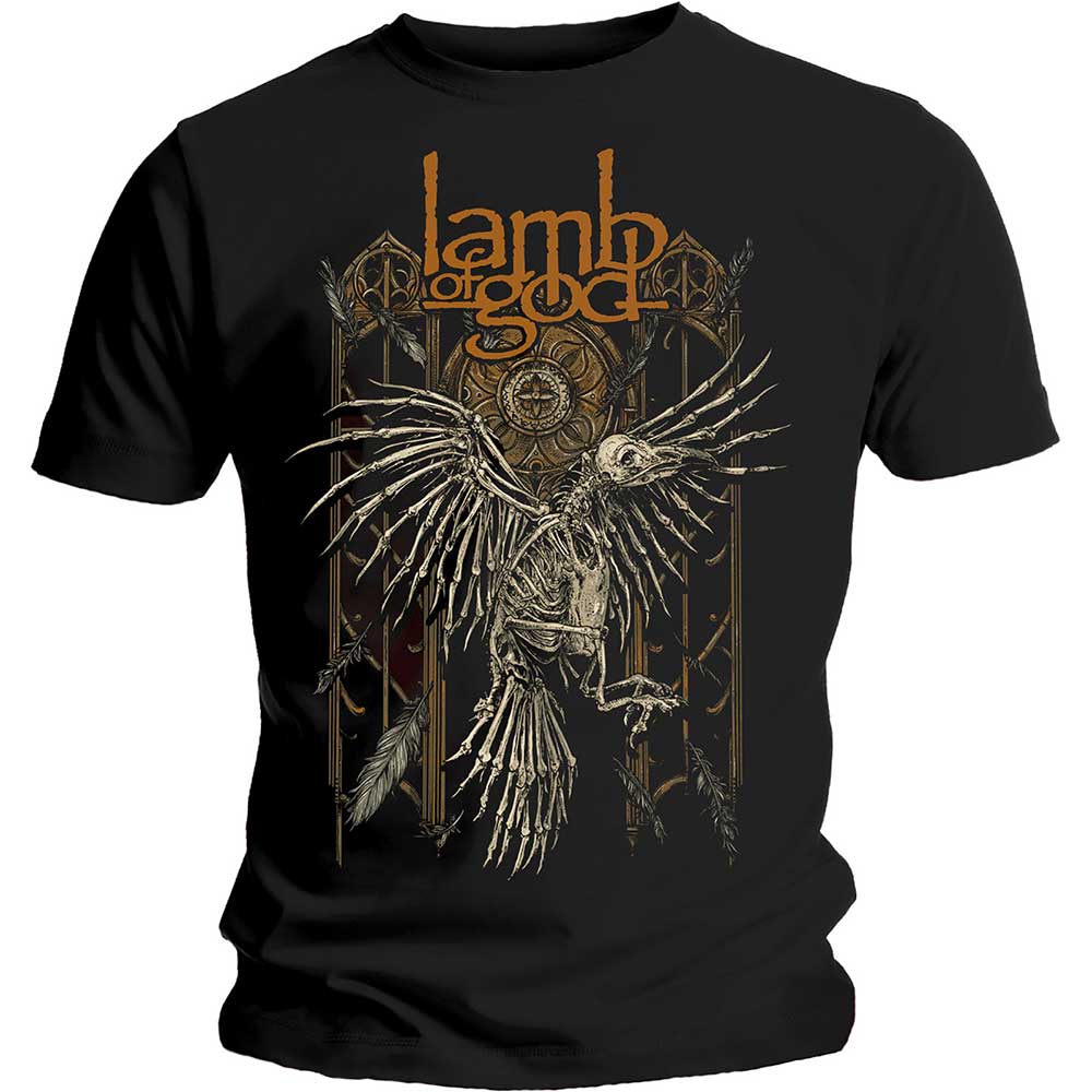 Lamb Of God Unisex T-Shirt: Crow T-Shirt