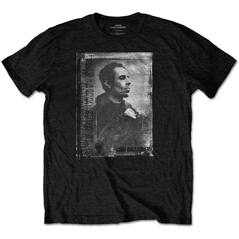 Liam Gallagher Unisex T-Shirt: Monochrome T-Shirt