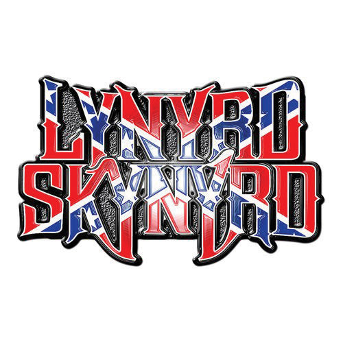 Lynyrd Skynyrd Pin Badge: Flag Logo Speld