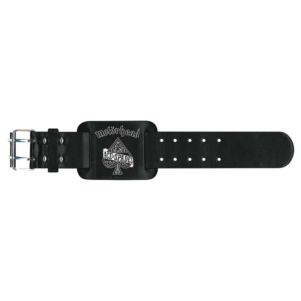 Motorhead Leather Wrist Strap: Ace of Spades Leren polsband