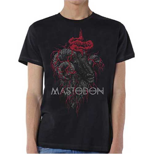 Mastodon Unisex T-Shirt: Rams Head Colour T-Shirt